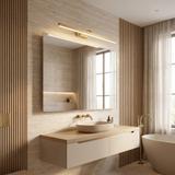 Badrum vägg LED-lampa SWE009-1W 73cm BRUSH GOLD