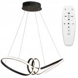 Modern taklampa LED + FJÄRRKONTROLL APP823-CP Svart