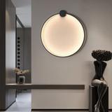 VÄGGLAMPA VÄGGLEDSARMATUR LED APP1386-CW SVART 40cm
