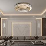 KRISTALLPLAFONDLAMPA APP1723-C 60 cm GULD