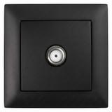 Antenas Kontaktligzda ar Rāmi OSTE JNH012-A BLACK