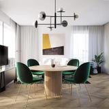 Hängande lampa APP1668-6CP Black
