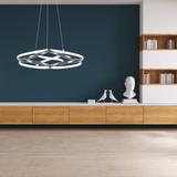 Modern takarmatur LED för tak + FJÄRRKONTROLL APP795-CP Flat Krom