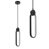 Hängande LED-taklampa APP851-CP Svart