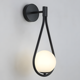 Vägglampa G093-1W Svart Vit