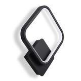 LED vägglampa LHJ122-W Svart