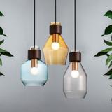 Glas taklampa APP433-1CP Blå
