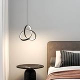 TAKLAMPA HÄNGANDE LED APP1784-CP SVART
