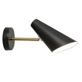 VÄGGLAMPA VÄGGLJUS APP1141-1W Svart