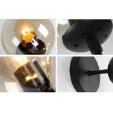 Vägglampa Glas Kinkiet APP750-1W Svart
