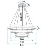 HÄNGANDE LED TAKLAMPA LHJ042-CP3 GULD