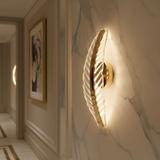 LED Vägglampa G140-W Guld