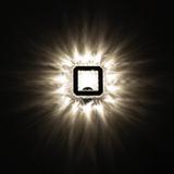 Vägglampa kristall LED kvadratisk väggarmatur APP415-W