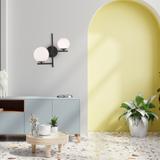 VÄGGLAMPA VÄGGLAMPA APP1170-2W Svart