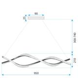 HÄNGLAMPA LED G033-CP GULD