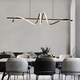 Lampa HÄNGANDE LED LHJ023-CP 120 cm SVART
