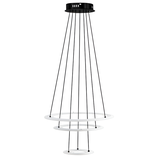 HÄNGANDE LED-LAMPA G040-3CP SVART