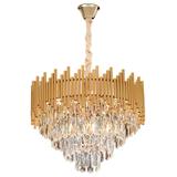 Hänglampa med kristaller G062-CP 50CM GULD