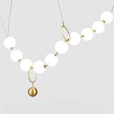 TAKLAMPA HÄNGANDE LED APP1444-10CP Guld