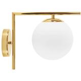 Vägglampa Klot i Glas APP674-1W Guld
