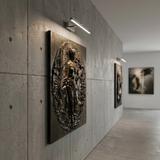 Badrum vägg LED-lampa APP1857-1W 40cm Chrome