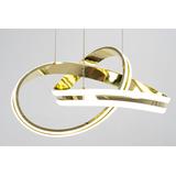 Modern takplafond LED + FJÄRRKONTROLL APP818-CP Guld