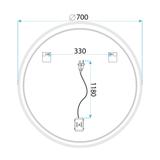 LED-VÄGGSPEGEL SOFT 70