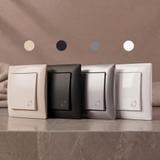 Uksekella Nupp OSTE JNH008-W WHITE