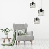 Taklampa Kristall APP513-3CPR Svart