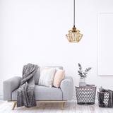 Taklampa Hängande APP942-1CP Set 36 cm Guld