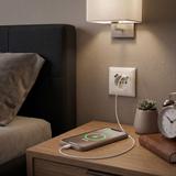 Ühekohaline maandusega pistikupesa + 2x USB-A OSTE JNH003-G White