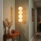 LED taklampa pendel LHJ118-4CP borstat guld