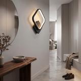 LED vägglampa LHJ122-W Svart