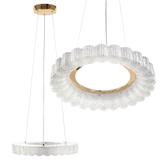 HÄNGLAMPA LED MS018-CP Roséguld 40 cm