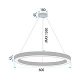 HÄNGANDE LED-LAMPA LHJ051-CP1 C BORSTAT GULD