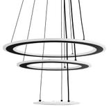 HÄNGANDE LED-LAMPA G040-3CP SVART