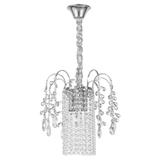 Kristall-pendellampa SWE089-CP 30cm CHROME