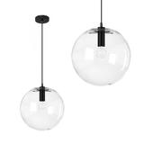 Glaspendellampa Lassi 25 cm APP307-1CP Svart
