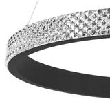 TAKLAMPA HÄNGANDE LED APP1512-CP Svart