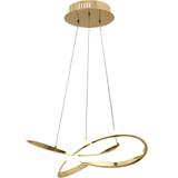 Taklampa Takpendel Ring Modern LED + Fjärrkontroll APP390-CP Guld