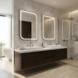 LED-VÄGGSPEGEL ZONE 70x50 BRUSH NICKEL