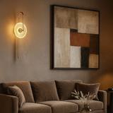 VÄGGARML LED LHJ072-W BORSTAT GULD