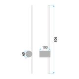 VÄGGLAMPA LED LHJ062-W SVART-GULD