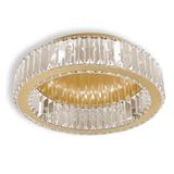 KRISTALLPLAFONDLAMPA APP1720-C 40 cm BORSTAT GULD