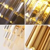 Kristallampa vägglampa 312357 Guld