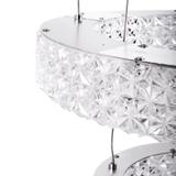 HÄNGLAMPA LED KRISTALL MS006-CP Krom