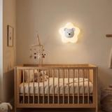 VÄGGLAMPA LED G181-W VIT NALLE