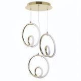 TAKLAMPA HÄNGENDE LED LHJ095-3CP GULD