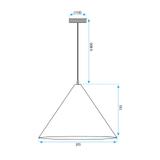 TAKLAMPA HÄNGANDE APP1442-1CP WOOD
