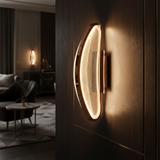 LED-vägglampa G125-W Roséguld